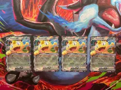 Pokemon TCG Perfect Order EN Meowth EX 062/088 Lot of 4 - Image 1