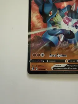Pokemon Lucario V Fusion Strike Ultra Rare Holofoil 146/264 - Image 3