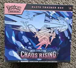 Pokemon Mega Evolutions ME4 Chaos Rising ETB Sealed *Corner Tear Discount - Image 1