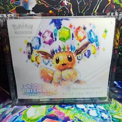 Prismatic Evolutions Pokemon Center Elite Trainer Box ETB SEALED with Case - Image 1