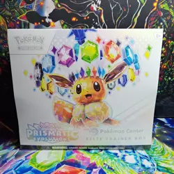 Prismatic Evolutions Pokemon Center Elite Trainer Box ETB SEALED with Case - Image 2