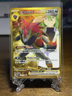 Pokemon TCG N's Zoroark EX 189/159 SV09: Journey Together Holo Hyper Rare - Image 1