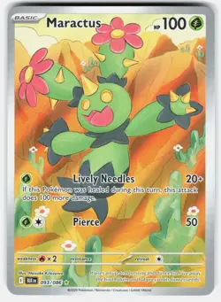 Maractus Black Bolt - Pokemon TCG 093/086 NM - Image 1
