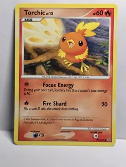 Torchic 99/127 Common Platinum Pokemon LP - Image 1