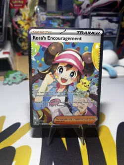 Pokemon Rosa's Encouragement Perfect Order Full Art 123/088 NM/M - Image 1