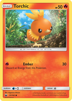 Torchic 25/168 Common Celestial Storm Pokemon Reverse Holo Near Mint - Image 1