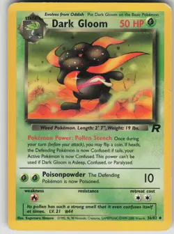 Pokemon TCG Dark Gloom Uncommon Team Rocket 36/82 - Image 1