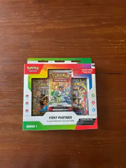 Pokemon First Partner Illustration Collection Series 1 Box! English - Image 1