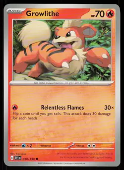 Growlithe 030/198 Common Scarlet & Violet Pokemon Near Mint - Image 1
