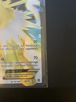 Pokemon Jolteon EX 28a/83 Generations Alt Art Promo Holo Basic 160 HP 2017 - Image 2