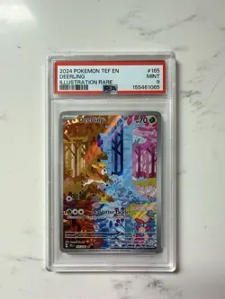 Pokemon 2024 SV05 Temporal Forces Deerling Illustration Rare Holo PSA 9 EN - Image 1