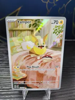 2025 Pokemon YAMPER #099/094 Phantasmal Flames Illustration Rare English NM - Image 1