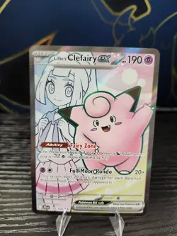 2025 Pokemon Journey Together Ultra Rare #173 Lillie's Clefairy ex NM - Image 1