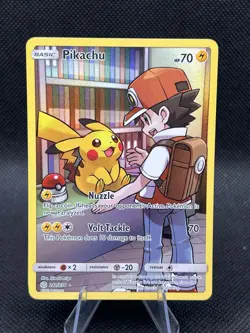 Pokemon Pikachu 241/236 Secret Rare Holo Full Art SM Cosmic Eclipse 2019 NM - Image 1