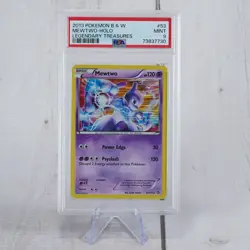 2013 POKEMON B&W LEGEND TREASURES #53 MEWTWO-HOLO PSA 9 - Image 1