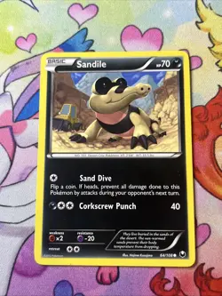 Sandile - 64/108 - Pokemon Dark Explorers LP - Image 1