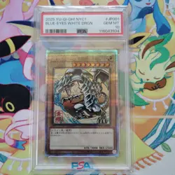 PSA 10 Blue-Eyes White Dragon Ukiyoe Edition 25th Anniversary Yugioh Card - Image 3