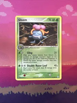 Pokemon Card Gloom EX Hidden Legends Uncommon 35/101 Near Mint - Image 1