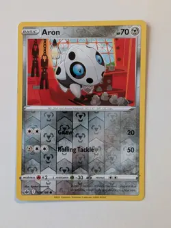 Aron 109/198 Reverse Holo | Chilling Reign | Pokemon Card - Image 1