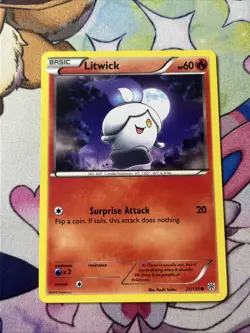 Litwick 21/235 - LP BW Plasma Storm - Pokemon 2012 Common TCG Card (A) - Image 1
