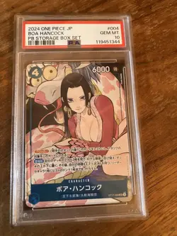 One Piece Boa Hancock PSA10 Storage Box Promo Trading Card Premium Limited - Image 1