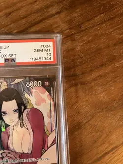 One Piece Boa Hancock PSA10 Storage Box Promo Trading Card Premium Limited - Image 4