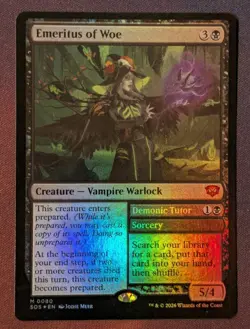 MTG - Emeritus of Woe (foil) - SOS (NM+) - Image 1