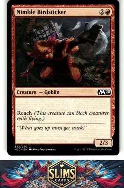 Magic the Gathering MTG Core Set 2020 Nimble Birdsticker #333 Buy 2 Get 1 - Image 1