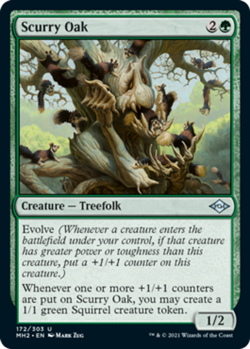 4x MTG Scurry Oak, NM-Mint, English Modern Horizons 2 - Image 1