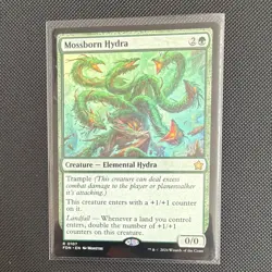 Wizards of the Coast MTG Mossborn Hydra Full Art 0107 Foundations Rare Green - Image 1