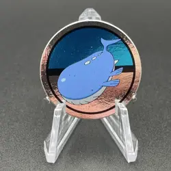 Wailord Pokemon Paper Ginpika Medal Card Nintendo Japanese Rare TCG S206-10 - Image 1