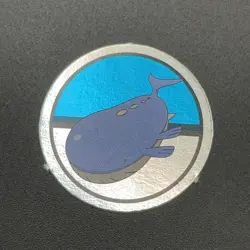 Wailord Pokemon Paper Ginpika Medal Card Nintendo Japanese Rare TCG S206-10 - Image 3