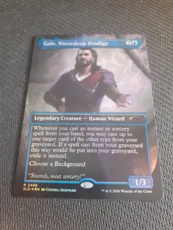 MTG Gale Waterdeep Prodigy Foil NM Secret Lair Drop Series Magic 2488 DND - Image 1