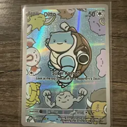 Ditto Blastoise 04 - After Skool Hobby V2 Genetic Mystery - Pokemon Fan Art - Image 1