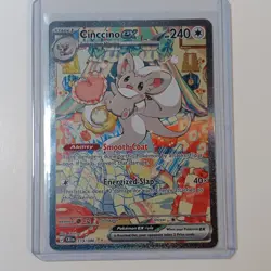 Pokemon TCG Cinccino ex 119/086 Chaos Rising Full Art Holo Rare English - Image 3