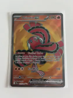 Oricorio ex 018/094 Double Rare Holo Near Mint Condition Phantasmal Flames - Image 1