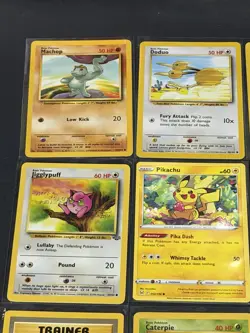 Pokemon TCG Wizards Base Set/Base Set 2 Unlimited Lot 8 Jynx 1999 and Pika #13 - Image 2