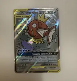 The Pokemon Company Magikarp & Wailord GX Full Art Holo Ultra Rare 161/181 - Image 1