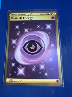 Pokemon TCG Basic Psychic Energy Scarlet Violet-151 207/165 Holo Hyper Rare - Image 1