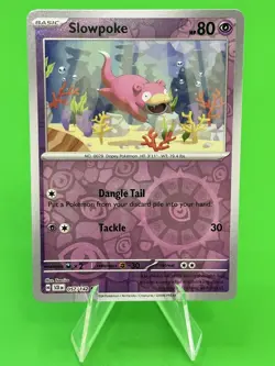 ⭐⭐⭐Pokemon Slowpoke S & V Stellar Crown Reverse Holo Common 057/142 NM!!⭐⭐⭐ - Image 1