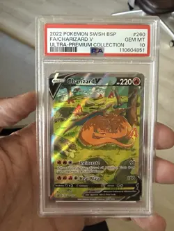 Pokemon 2022 Charizard V SWSH260 Ultra-Premium Collection GEM MINT PSA 10 - Image 1