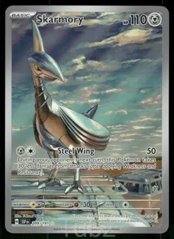 Skarmory 209/191 Illustration Rare Surging Sparks Pokemon Near Mint - Image 1