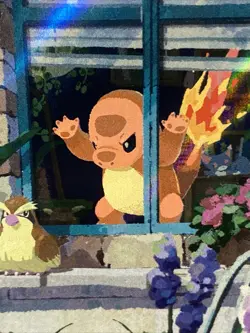Pokemon TCG Charmander 044 Sv: Obsidian Flames Black Star Promo Holo - Image 2