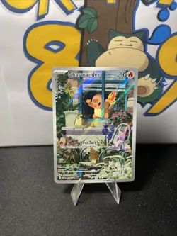 Pokemon TCG Charmander 044 Sv: Obsidian Flames Black Star Promo Holo - Image 3