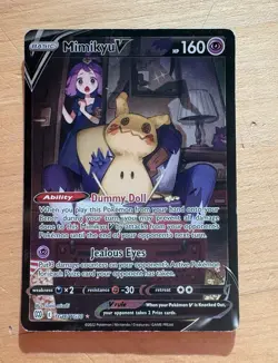 Pokemon TCG Mimikyu V Full Art Holo Swsh09 Trainer Gallery TG16/TG30 160 HP - Image 1