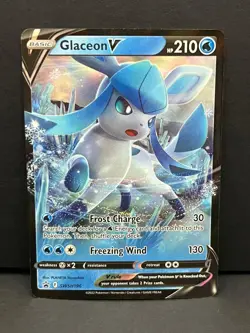Glaceon V SWSH196 Holo Promo Sword & Shield Promo Pokemon Near Mint - Image 1