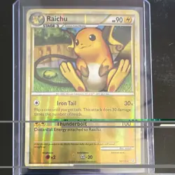 Pokemon TCG HeartGold & SoulSilver Raichu 10/123 Reverse Holo Rare 90HP - Image 1