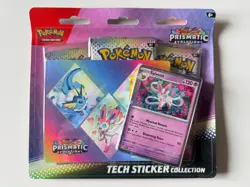 Prismatic Evolutions Sylveon 3 Tech Sticker Collection - Pokemon TCG Sealed New - Image 1