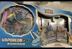 POKEMON 2019 VAPOREON GX Special Collection Box SEALED 🔥 - Image 1