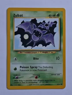 Pokemon - Zubat - Neo Revelation 59/64 - Common - LP - Image 1